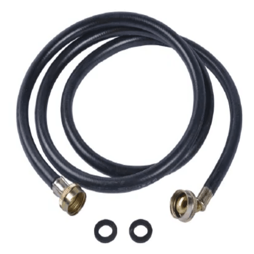 How do I correctly connect and install rubber hoses?