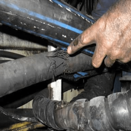 How do I troubleshoot common rubber hose problems?