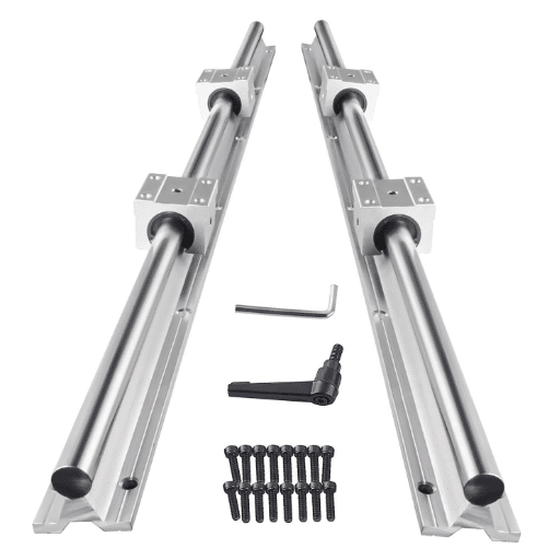 What are the key advantages of linear rail systems in industrial machinery?